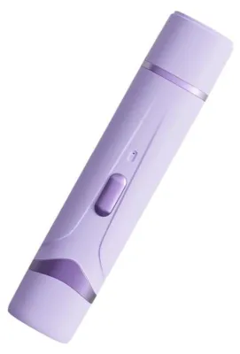 Imagen del producto de Afeitadora eléctrica para mujeres, sin dolor, para la depilación del vello corporal, color púrpura