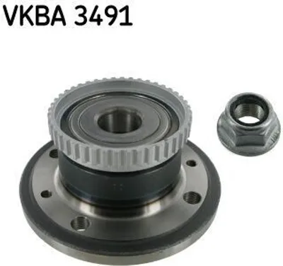 Produktbild von SKF Radlagersatz Hinten für RENAULT Scénic I (JA0/1, FA0) VKBA 3491