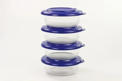 Productafbeelding van Set van 4 kommen, 275 ml, blauw