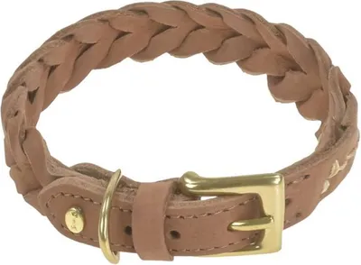 Produktbild von Denjo Dogs Stockholm Hundehalsband Leder XS-28-32 cm braun