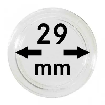 Produktbild von Lindner 2250029P Münzkapseln 29 mm-10er Pack