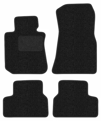 Productafbeelding van Velours automatten voor BMW i4 G26 2021-2022 – 4-delig, antraciet, op maat – Wielganizator ANTHRA