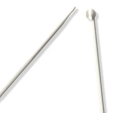 Produktbild von Prym 190352 Jackenstricknadeln Ergonomics 35 cm 3,00 mm, Alabasterweiß