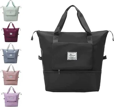 Produktbild von Famanu Reisetasche Große Kapazität - Wasserfeste Sporttasche mit Trocken- und Nassfächern
