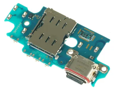 Produktbild von Samsung Galaxy S24+ (SM-S926B) Lade Anschluss Buchse Eingang Mikrofon Platine Sim