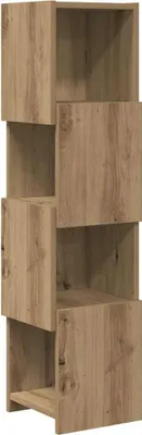 Zdjęcie produktu dla Szafka narożna vidaXL z drewna dębowego Artisan, 25,5 x 25 x 102 cm, materiał drewnopochodny