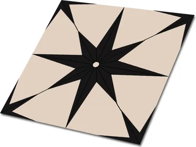 Produktbild von Selbstklebende Platten 30x30 cm Wandpaneele 9 Stück im Set Wanddeko - Stern