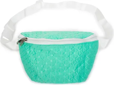 Produktbild von styleBREAKER Damen Bauchtasche geometrisches Muster geprägte Optik, Reißverschluss, Gürteltasche, Hüfttasche 02012253