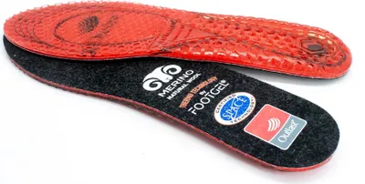 Image de Semelles Footgel ski Froid extrême avec Laine-noir