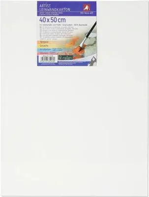 Produktbild von Malkarton 40x50 cm weiß