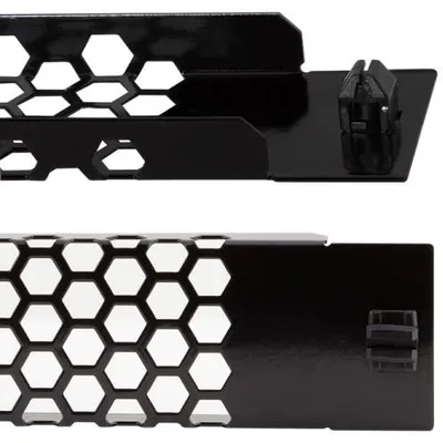 Produktbild von LogiLink PN110B, Belüftet Blindplatte, Stahl, Schwarz, 1 Stück(e), 142 g