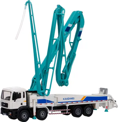 Image de 1:55 Voitures télécommandées Alloy Model Car Truck Pompe à béton Camion Jouet modèle réduit.
