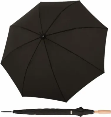 Obrázek produktu pro Doppler Nature Stick AC Simply black - EKO deštník