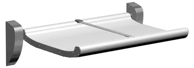 Produktbild von Logrono Wickeltisch- klappbar als Wandwickeltisch/Wickelregal, Weiß, Aluminium, 78,2x 96,7x 62,6 cm