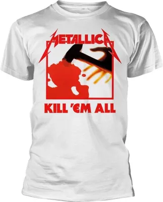 Produktbild von Metallica - "Kill Em All" T-Shirt für Herren/Damen Uni PH474 (L) (Weiß)