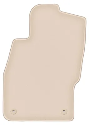 Image de Tapis conducteur moquette PREMIUM beige compatible avec Opel Corsa D (2006-2015, berline à hayon) – avec fixations – sur‑mesure