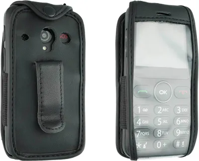 Zdjęcie produktu dla Ledertasche mit Gürtelclip für Alcatel 3085X