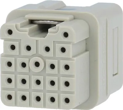 Produktbild von HARTING Han Q21/0 Buchseneinsatz (F) Crimpanschluss, 21-polig AC 50V / DC 120V, 6,5A - 1 Stück