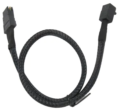Zdjęcie produktu dla Elastyczny kabel wewnętrzny Mini SAS SFF 8643 do 8087 HD o prędkości transmisji 12 Gb/s i niskiej stratności, przeznaczony do serwerów komputerowych, 0,5 m/19,7 cala