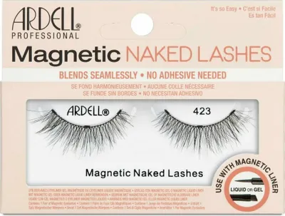 Ardell Magnetische Falsche Wimpern 423 - Natürlicher Look, Leicht Schwarz, 1 Paar
