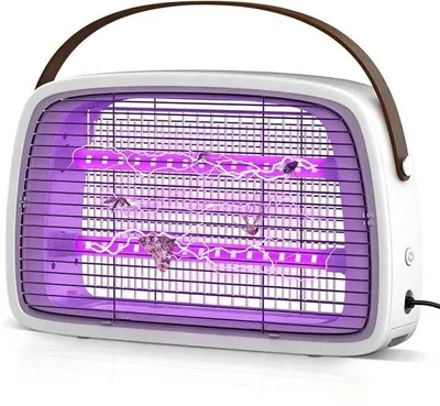 Productafbeelding van seenlast Elektrische insectenverdelger, 3800 V, 2 led-uv-licht, muggenval en vliegenval, voor binnen en tuin
