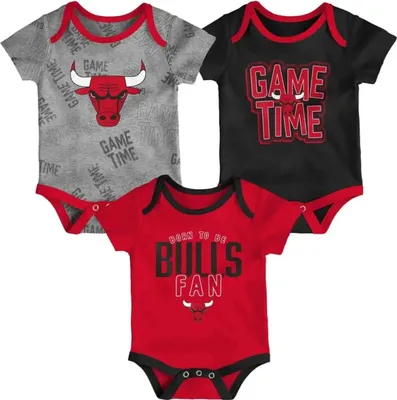 Produktbild von Outerstuff NBA Baby 3er Body-Set Chicago Bulls - 0-3M