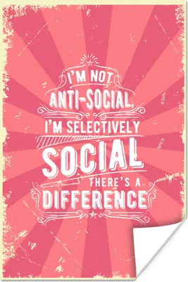 Produktbild von MuchoWow® Poster Vintage - Muster - Text 120x180 cm - Kunstposter