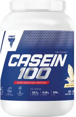 Produktbild von Trec Nutrition Casein 100 - 1800g-Dose Chocolate