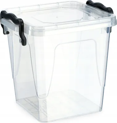 Image de KADAX Boîte de rangement avec couvercle, Boîte robuste en plastique 1,8L