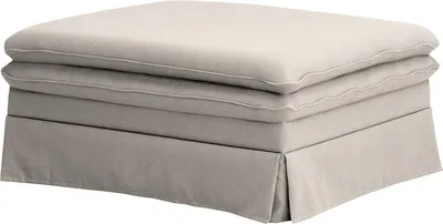 Produktbild von home24 Polsterhocker mit Husse - Webstoff