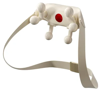 Produktbild von SKG HS500-2, Knetmassage, Hals/Nacken, Schultern, Weiß, Kunststoff, Tasten, Akku