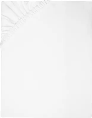 Produktbild von Spannbettlaken, 160x200 cm, Baumwolle, weiß