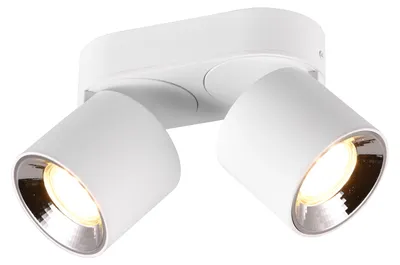 Zdjęcie produktu dla Reflektor spot Guayana biały 2xGU10x10W metal wym:12x18x8,7cm IP20 Trio