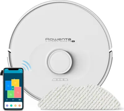 Produktbild von Rowenta X-Plorer Serie 75S Saugroboter RR8567, Beutellos, Weiß, Rund, 3 Rad/Räder, Ladend, 65 dB
