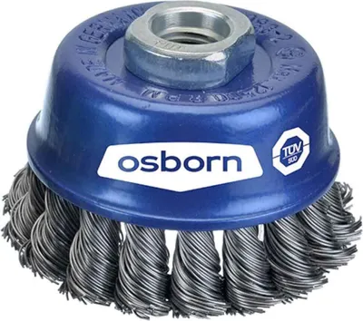 Immagine prodotto di Osborn gezopfte Topfbürste (65mm, Edelstahlbesatz, M14 Gewinde,20mm Besatzlänge)