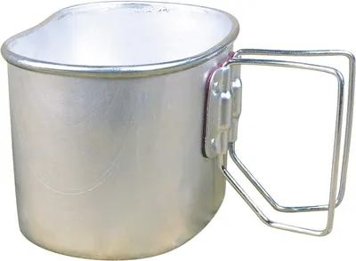 Imagen del producto de Taza para camping apilable, de 70 cl, con asas plegables, ideal para actividades al aire libre y para el jardín