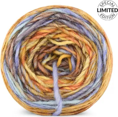 Produktbild von Kokonki Pagliaccio Wolle, Weich & Warm, Multicolor, 100g, 53% Wolle/47%.Polyacryl