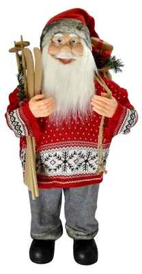 Produktbild von 80 cm Weihnachtsmann Figur für die Weihnachtsdekoration