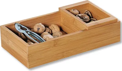 Zdjęcie produktu dla KESPER Miska bambusowa z dziadkiem do orzechów 30x16x7,5cm