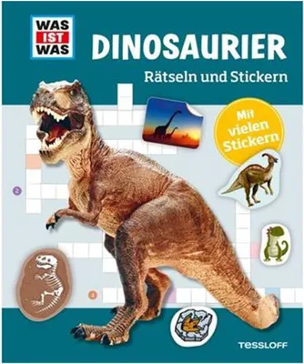 Produktbild von WAS IST WAS Rätseln und Stickern: Dinosaurier
