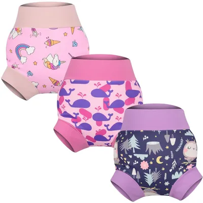 Productafbeelding van Herbruikbare Zwemluiers voor Baby's, 3 Stuks