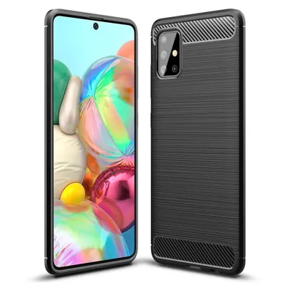 Immagine prodotto di Custodia Carbon Shield TPU per Samsung Galaxy A51 - Elegante e Protettiva KP9480