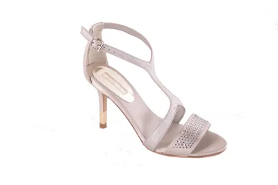 Produktbild von GUESS Damen Pumps Highheels Stilettos Riemchensandalen Silber #656
