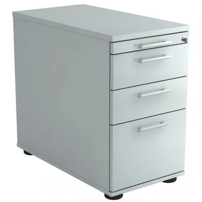Produktbild von SIGNA SC40 RE - Rollcontainer Grau mit Hängeregistratur Relinggriff Kunststoff