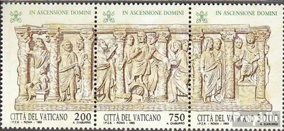 Produktbild von Briefmarken Vatikanstadt 1993 Mi 1090-1092 Dreierstreifen (kompl. Ausgabe) gestempelt Christi Himmelfahrt