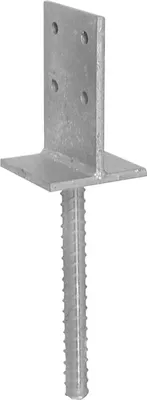Produktbild von Pfostenfuß 70 versenkt, PSW 70, 71x130x71x8,ZB - Verpackung 1 Stück
