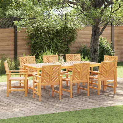 Zdjęcie produktu dla vidaXL Krzesło do jadalni 8 szt. naturalne 62,5 x 59 x 89 cm lite drewno akacjowe