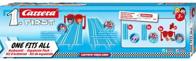 Productafbeelding van Track Accessories - CARRERA First - One Fits All Expansion Pack - Ages 3+