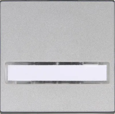Produktbild von Kopp 492047002 Flächenwippe mit Beschriftungsfeld Athenis 55 stahlfarben