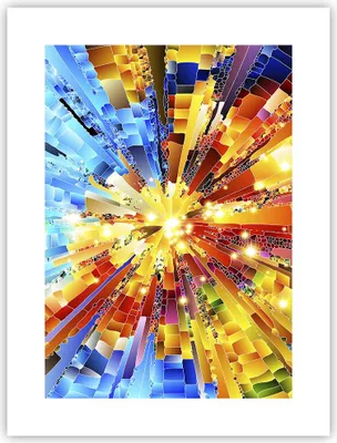 Produktbild von Poster - Poster ohne Rahmen - Abstraktion modern - 30x40 cm - Wand Bild - Wanddeko - Wandbilder - Kunstposter - Wandposter - Bilder - Kunstdruck - Wanddekoration - Wandbild - P2XPA30x40-3982